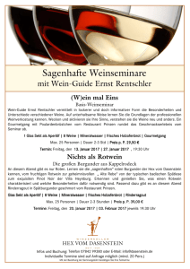 Flyer: Weinseminare 2017