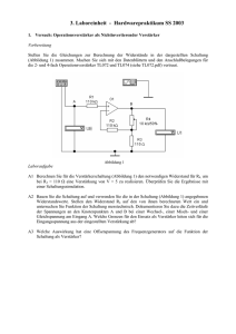 3. Laboreinheit - Hardwarepraktikum SS 2003