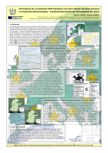 Verknüpfung der europäischen REM-Datenbank mit einem GIS für