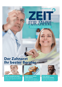 Der Zahnarzt Ihr bester Berater