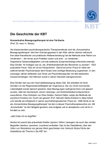 Die Geschichte der KBT