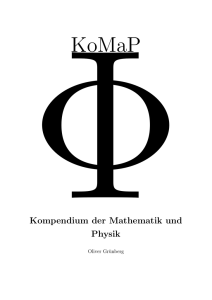 ΦKompendium der Mathematik und Physik