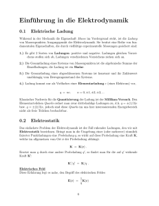 Einführung in die Elektrodynamik - TU Graz