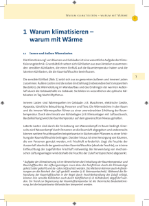 1 Warum klimatisieren – warum mit Wärme