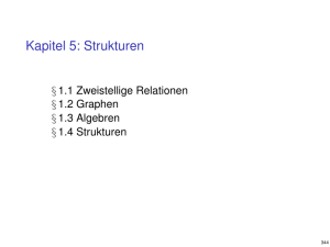 Kapitel 5: Strukturen