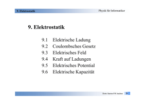 9. Elektrostatik - physik.fh