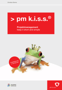 pm kiss® Projektmanagement