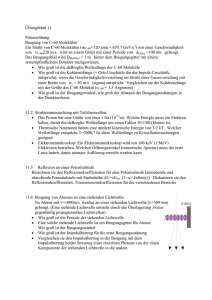 Übungsblatt 11 Präsenzübung Beugung von C