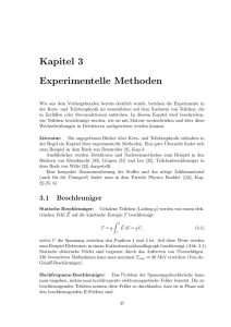 Kapitel 3 Experimentelle Methoden