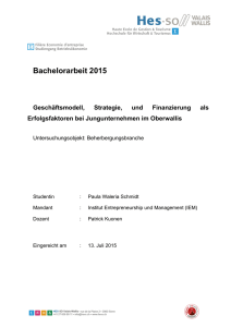 Bachelorarbeit 2015