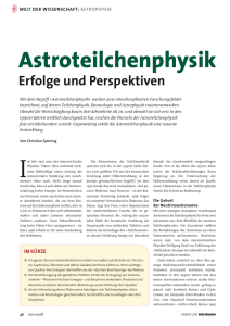 Astroteilchenphysik