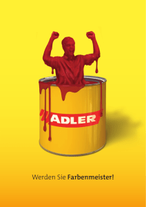 Farbenmeister-Broschüre - ADLER