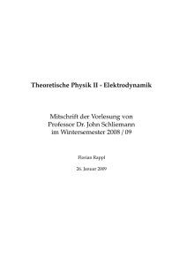 TheoPhysikII-Skript