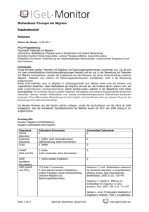 Biofeedback-Therapie bei Migräne