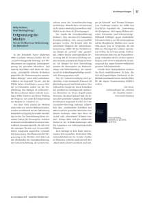 Entgrenzung der Medizin