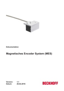 Dokumentation Magnetisches Encoder System (MES)