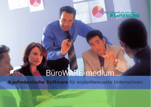 BüroWARE medium - COS EDV Consulting GmbH