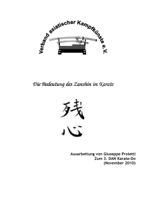 Die Bedeutung des Zanshin im Karate