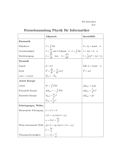 Formelsammlung - physik.fh