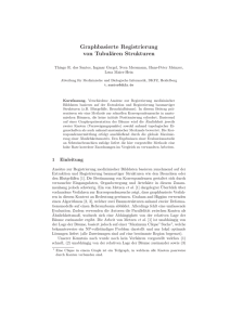 Graphbasierte Registrierung von Tubulären Strukturen