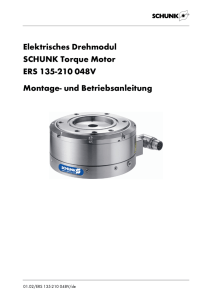 Elektrisches Drehmodul SCHUNK Torque Motor ERS 135