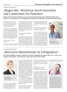 Sonntagszeitung, September 2014