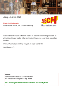 Alkoholfrei Preise - Zisch Getränkecenter