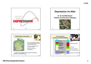 Depression im Alter