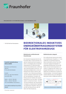 Bidirektionales induktives Energieübertragungssystem für