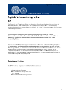DVT Digitale Volumentomografie Manual zur Eitersuche im Kiefer