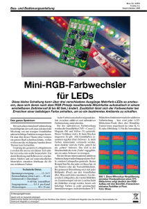 Mini-RGB-Farbwechsler für LEDs