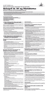 Quinapril AL 20 mg Filmtabletten