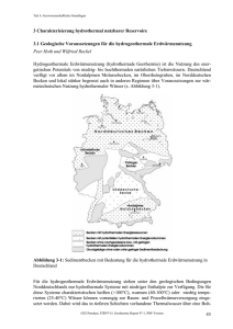 3. Charakterisierung hydrothermal nutzbarer