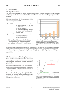B04 Spezifische Wärme