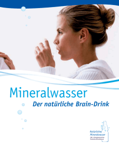 Mineralwasser - der natürliche Brain