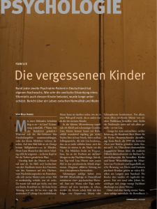 Die vergessenen Kinder