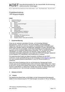 Projektbeschreibung TIFF-Korpus-Analyse - kost-ceco