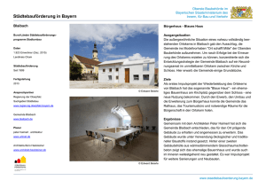 Blaibach - Bayerisches Staatsministerium des Innern, für Bau und