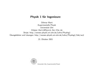 a × t - Institut für Experimentelle Physik