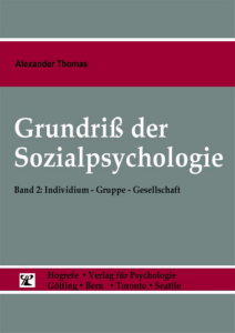 Alexander Thomas: Grundriß der Sozialpsychologie