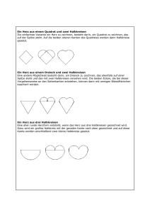 Anleitung zum Zeichnen von Herzen
