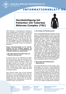 informationsblatt 01 - Tuberöse Sklerose Österreich