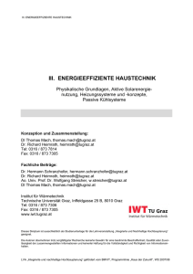 iii. energieeffiziente haustechnik