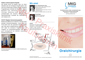 Flyer Oralchirurgie