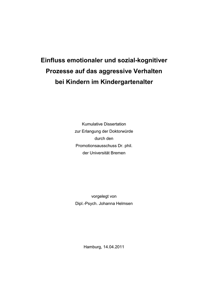 kumulative dissertation uni regensburg