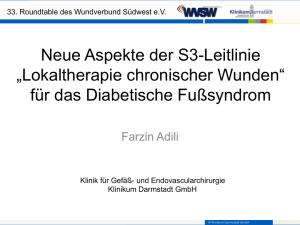 Leitlinie Diabetisches Fußsyndrom Karlsruhe 2012