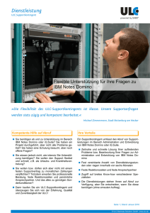 Dienstleistung - ULC Business Solutions GmbH