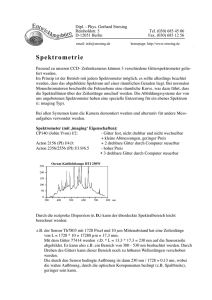 Prospekt Spektrometer mit Preisen (PDF: 520KB)