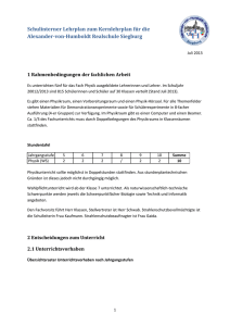 Physik - Alexander-von-Humboldt