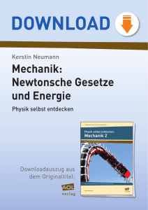 10218DA3 Mechanik: Newtonsche Gesetze und Energie